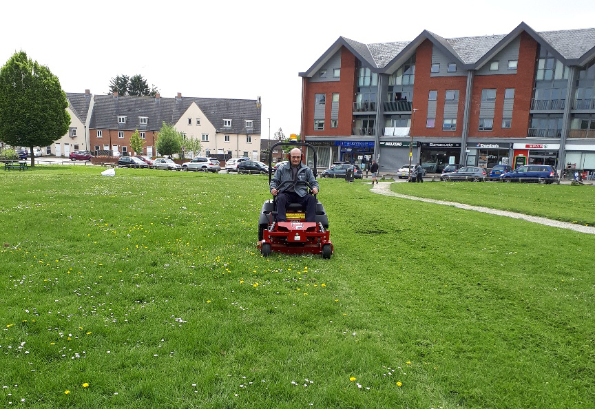 The new grounds maintenance contract springs into action! Watford